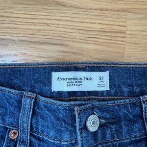 Abercrombie & Fitch Women's High Rise Bootcut Jeans